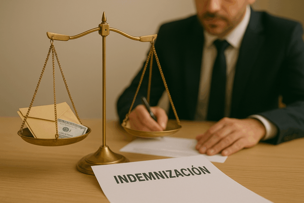 cálculo de indemnización
